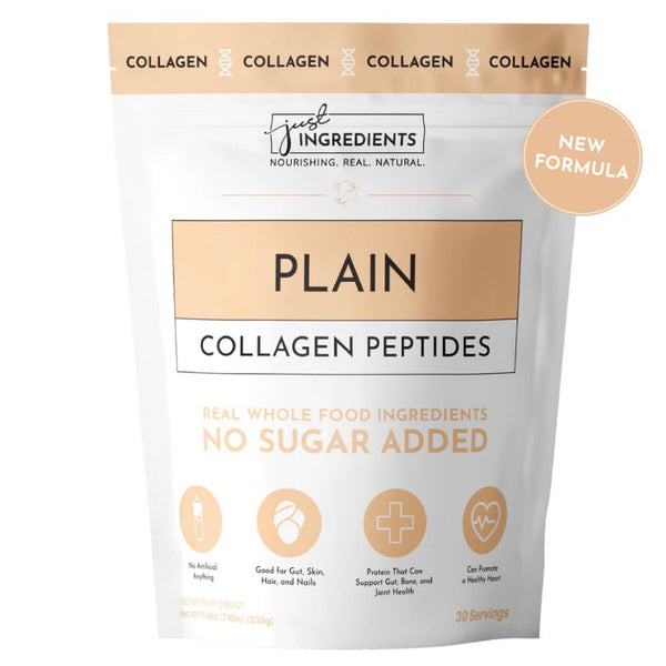Just Ingredients Plain Collagen Peptides - 30 Servings