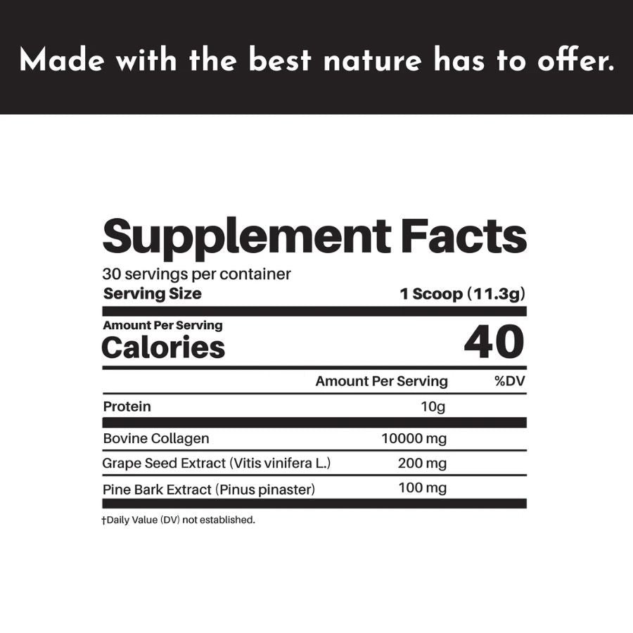 Just Ingredients Plain Collagen Peptides - 30 Servings