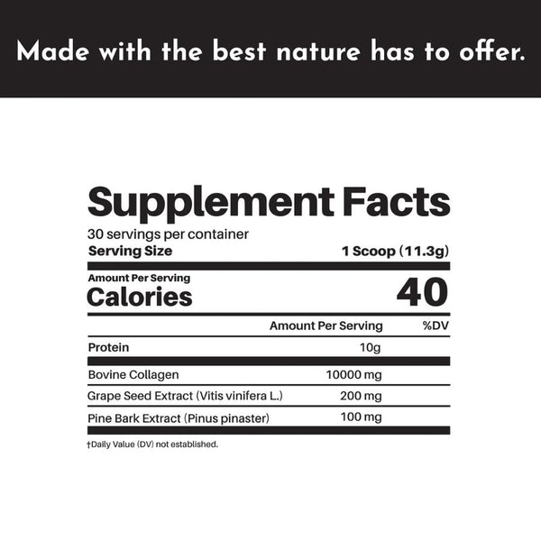 Just Ingredients Plain Collagen Peptides - 30 Servings