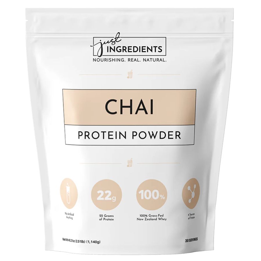 Just Ingredients Protein Powder - Chai - 30 Servings