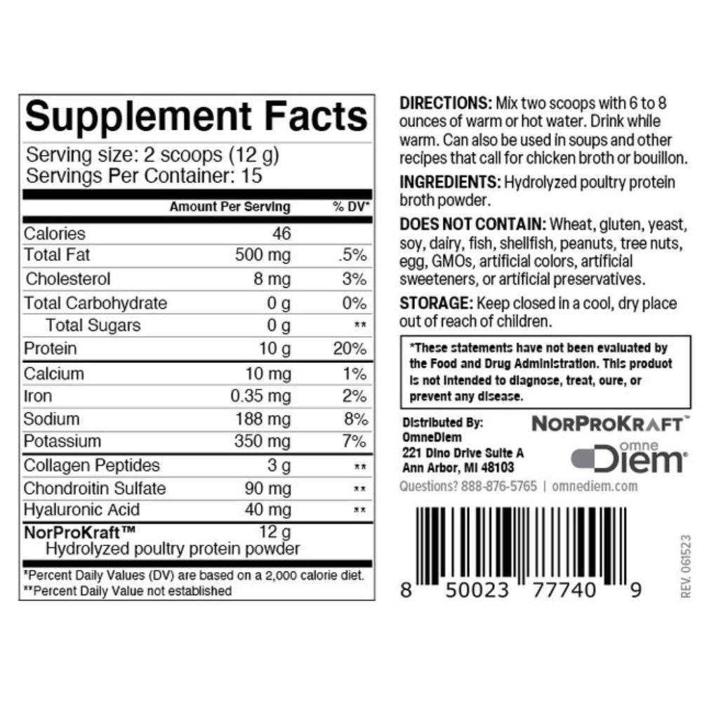OmneDiem Purely Norwegian Bone Broth 6.35 Ounce