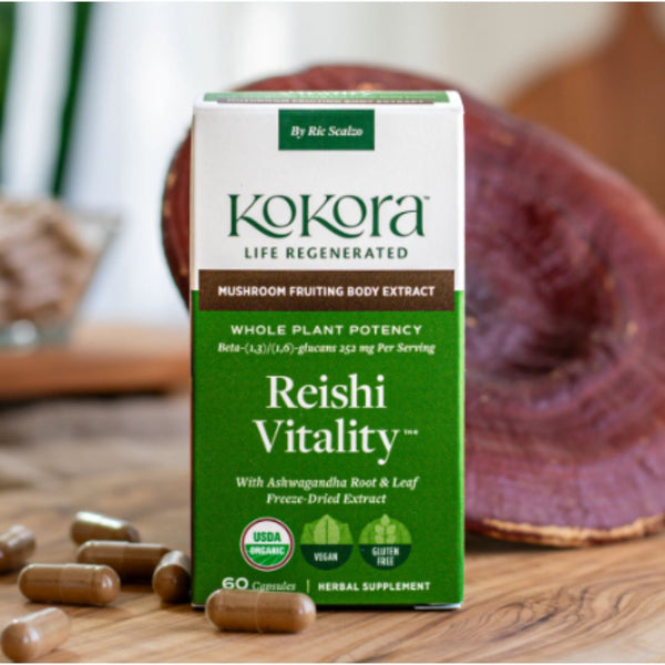 Kokora Reishi Vitality - 800 mg - 60 Caps