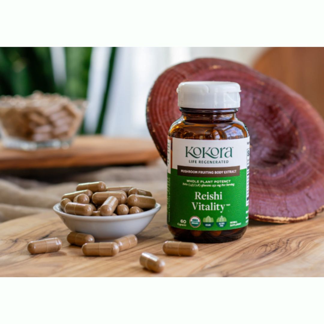 Kokora Reishi Vitality - 800 mg - 60 Caps