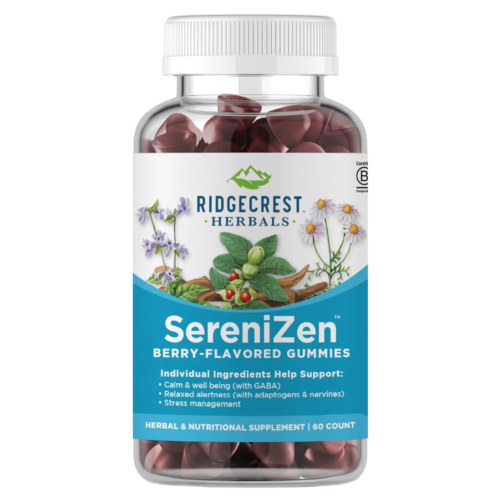 RidgeCrest SereniZen Gummies 60 Count