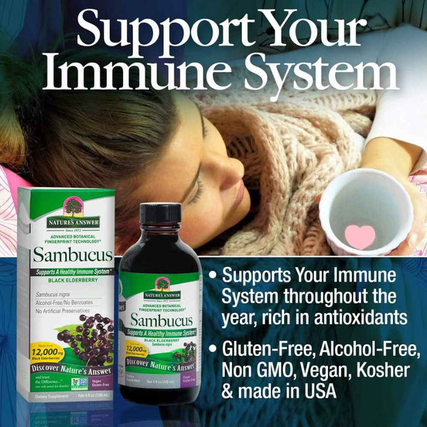 Nature's Answer Sambucus 5000 mg 4 Ounce