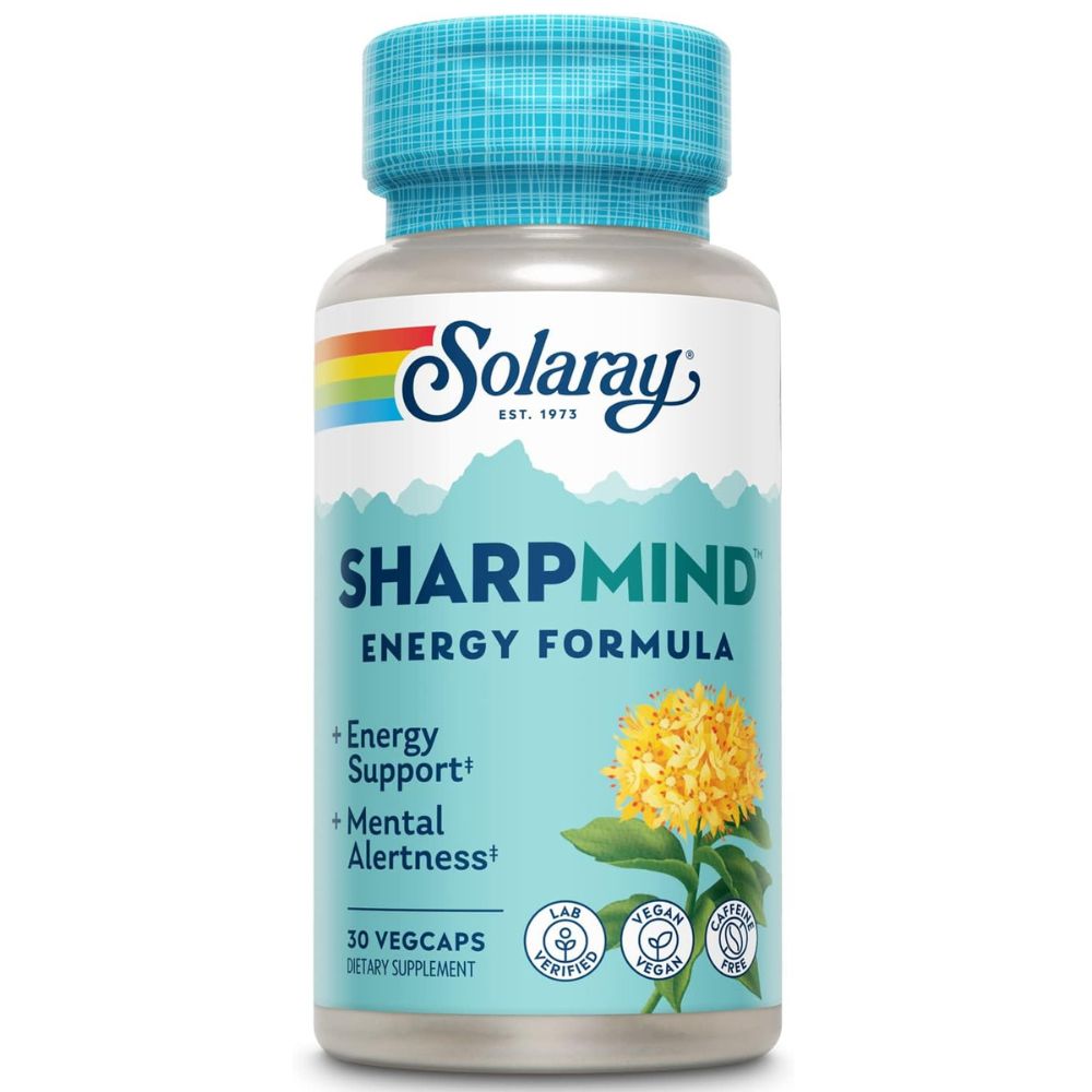 Solaray SharpMind Energy - 30 VegCaps