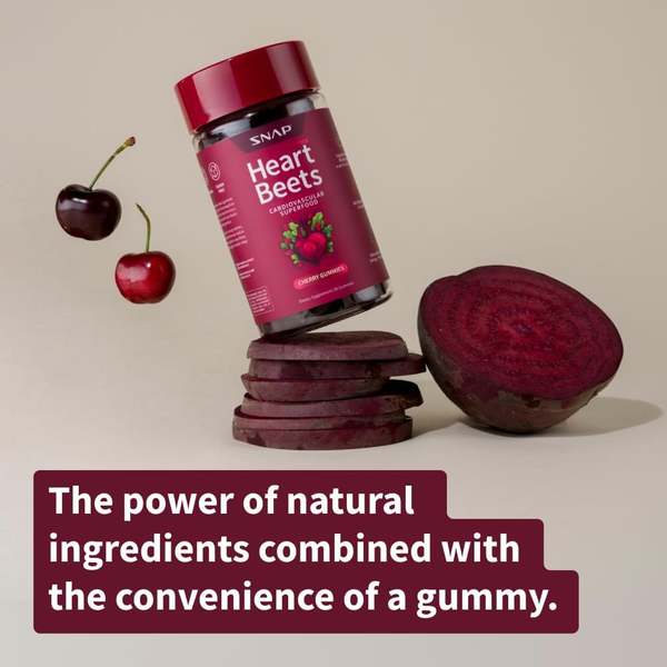 Snap Supplements Heart Beets Gummies 60 Count