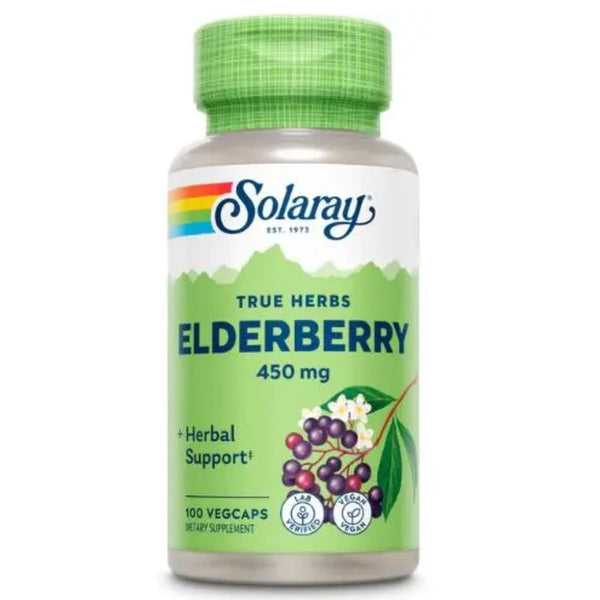 Solaray Elderberry - 450 mg - 100 VegCaps