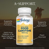 Solaray Food Carotene 7,500 mcg (25,000 IU) Beta Carotene and Vitamin A Complex 50 Softgels