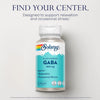 Solaray Plant-Sourced GABA – 100 mg Natural Relaxation / Stress Support  - 100 mg -30 VegCaps