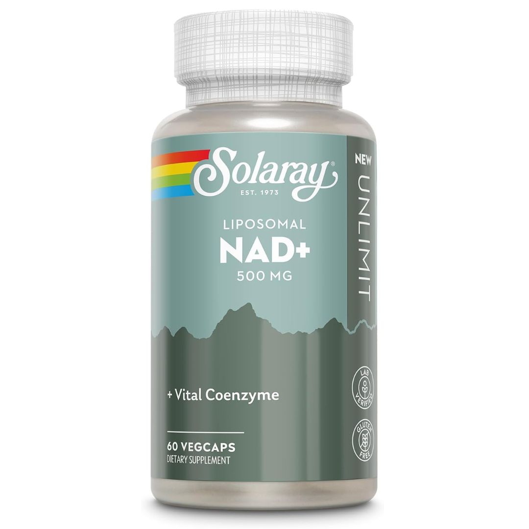 Solaray Liposomal NAD+ Cellular Energy & Healthy Aging Support 30 Servings