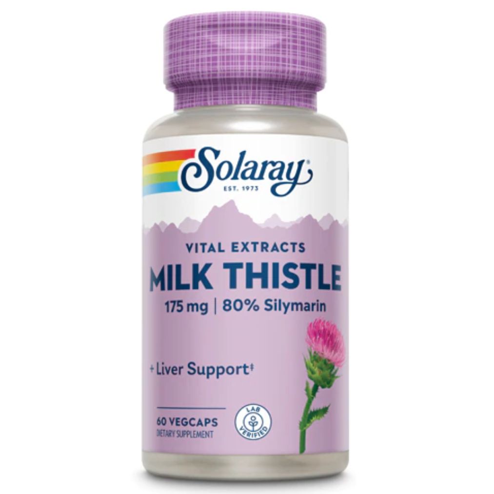 Solaray Milk Thistle - 175 mg - 60 VegCaps