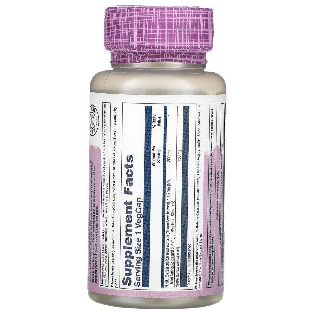 Solaray Nettle - 300 mg - 60 VegCaps