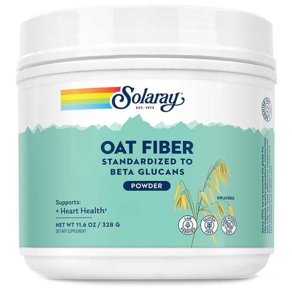 Solaray Oat Fiber – With Beta Glucans - 11.6 Ounce