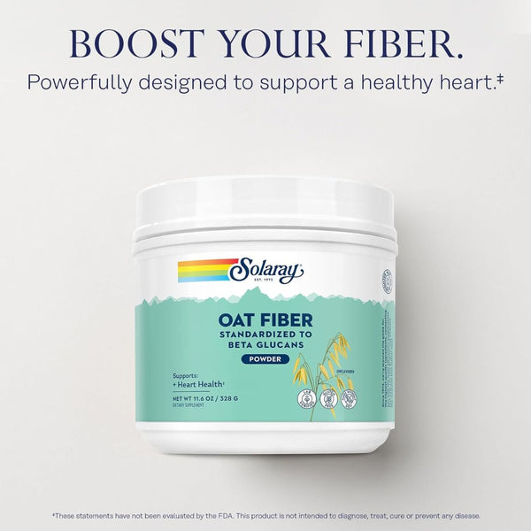 Solaray Oat Fiber – With Beta Glucans - 11.6 Ounce
