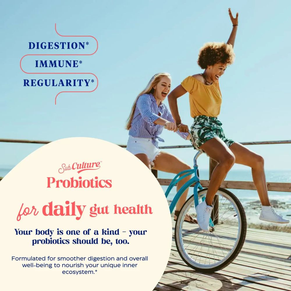 Enzymedica SubCulture Probiotic 30B – Daily Gut Health (30 Capsules)
