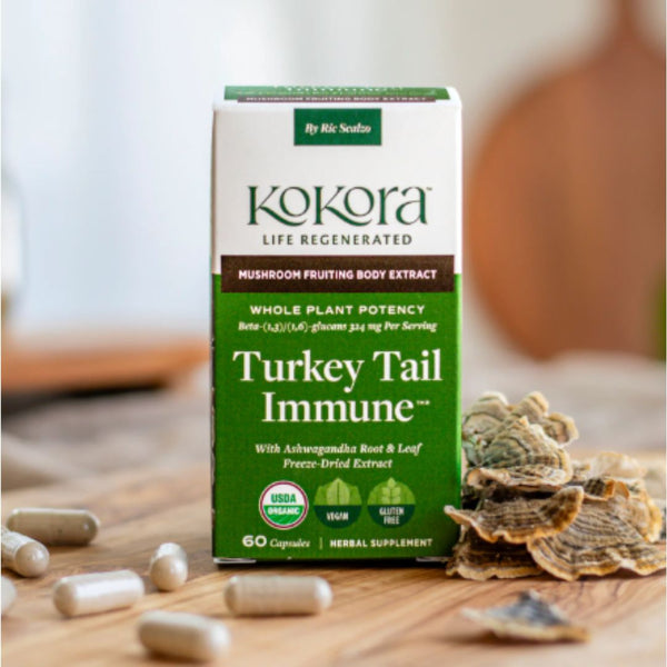 Kokora Turkey Tail Immune - 800 mg - 60 Caps