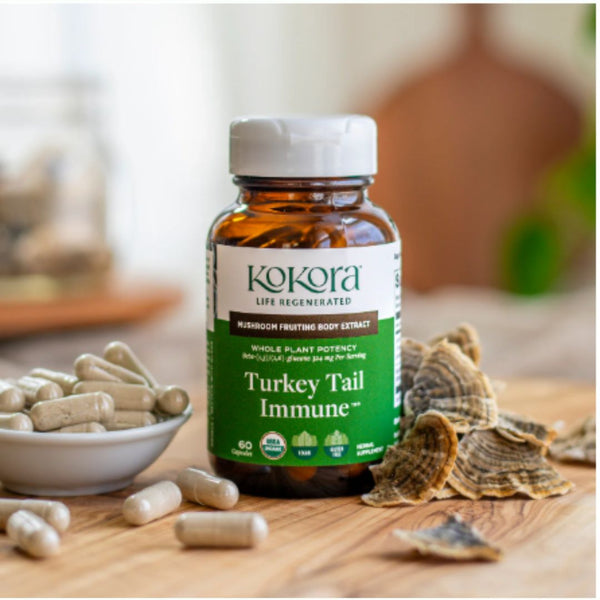 Kokora Turkey Tail Immune - 800 mg - 60 Caps