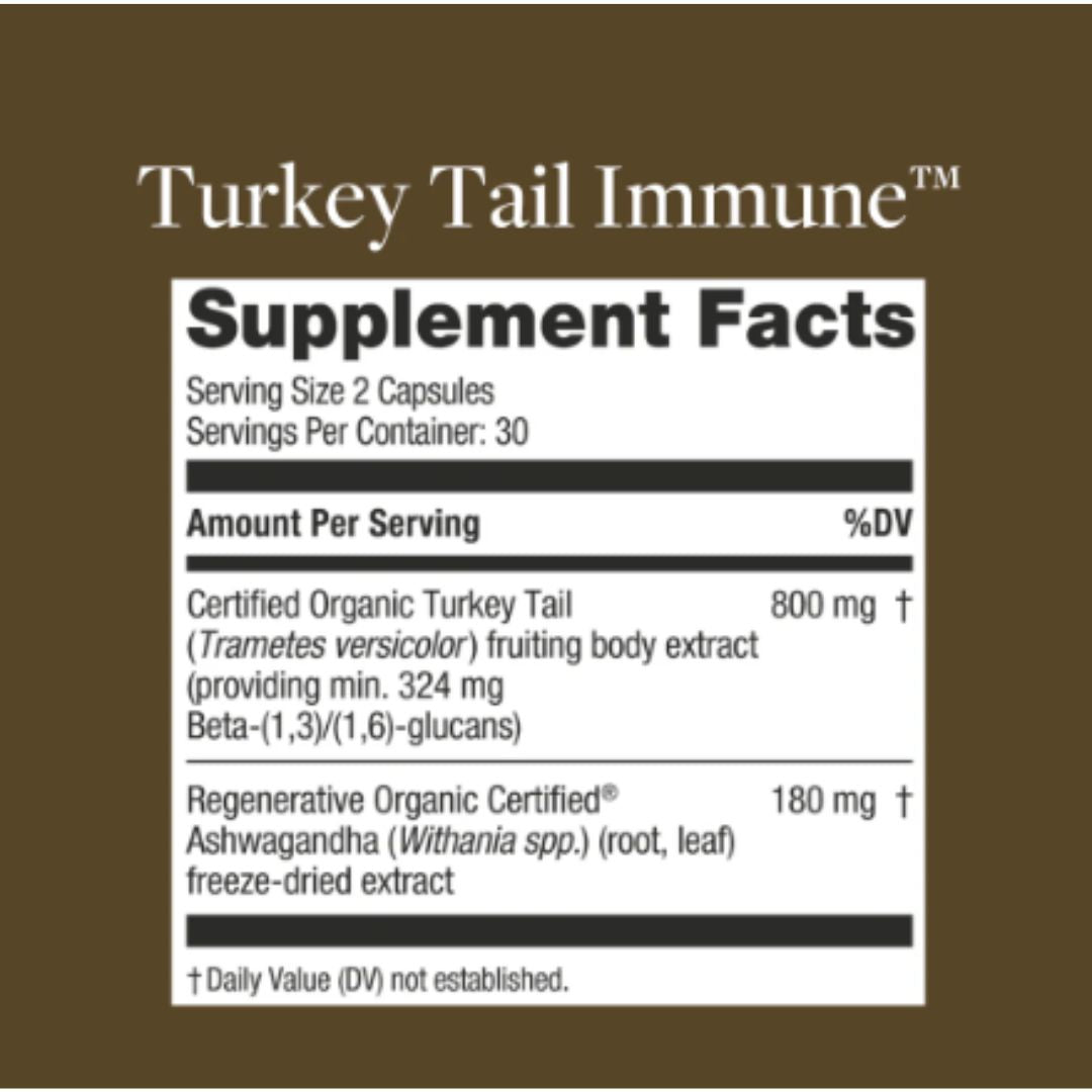 Kokora Turkey Tail Immune - 800 mg - 60 Caps