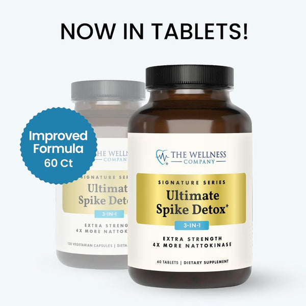 The Wellness Company Ultimate Spike Detox – Original Formula for Immune & Cellular Defense - 60 ct