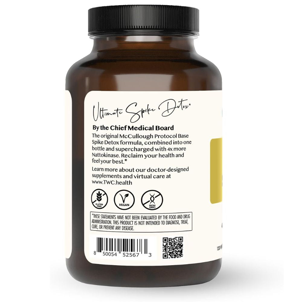 The Wellness Company Ultimate Spike Detox – Original Formula for Immune & Cellular Defense - 60 ct