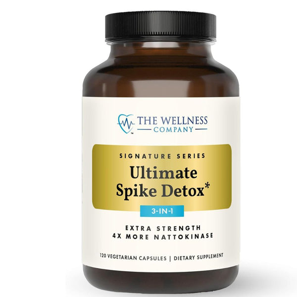 The Wellness Company Ultimate Spike Detox – Original Formula for Immune & Cellular Defense - 120 ct
