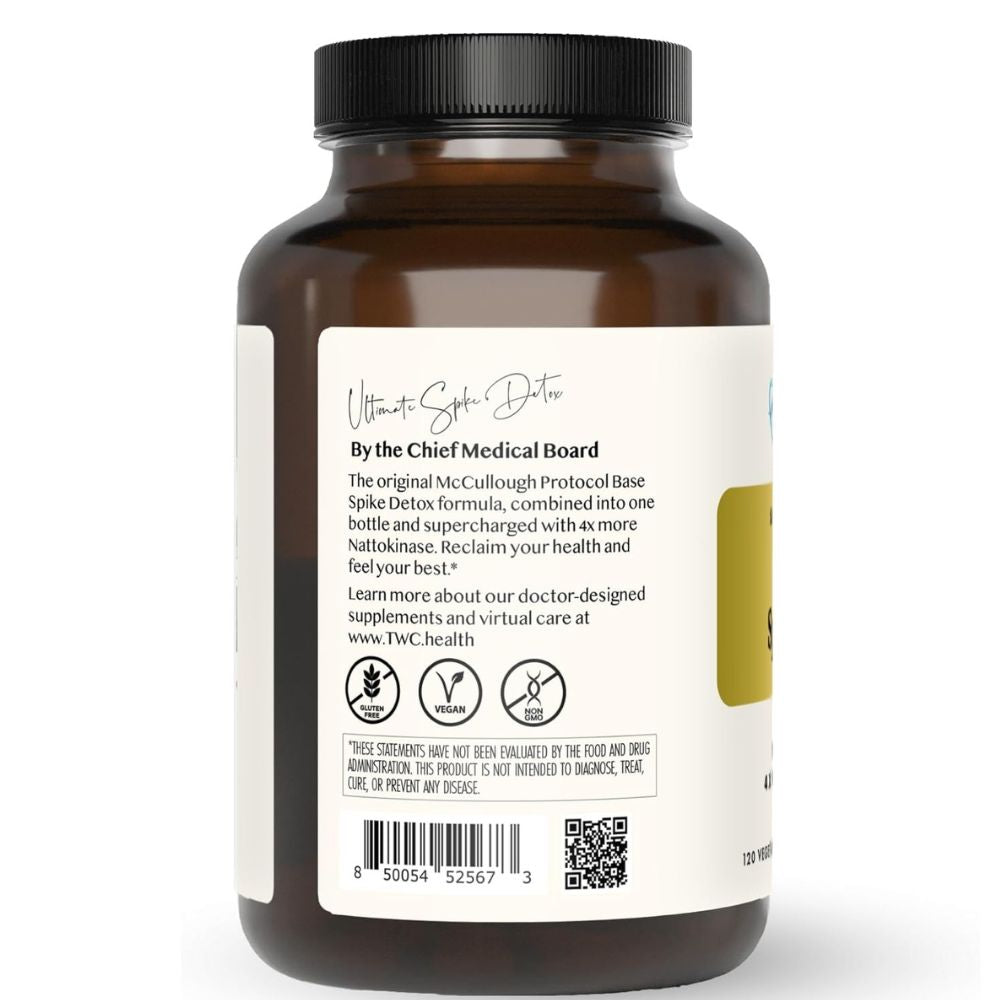 The Wellness Company Ultimate Spike Detox – Original Formula for Immune & Cellular Defense - 120 ct