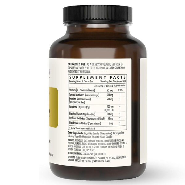 The Wellness Company Ultimate Spike Detox – Original Formula for Immune & Cellular Defense - 120 ct