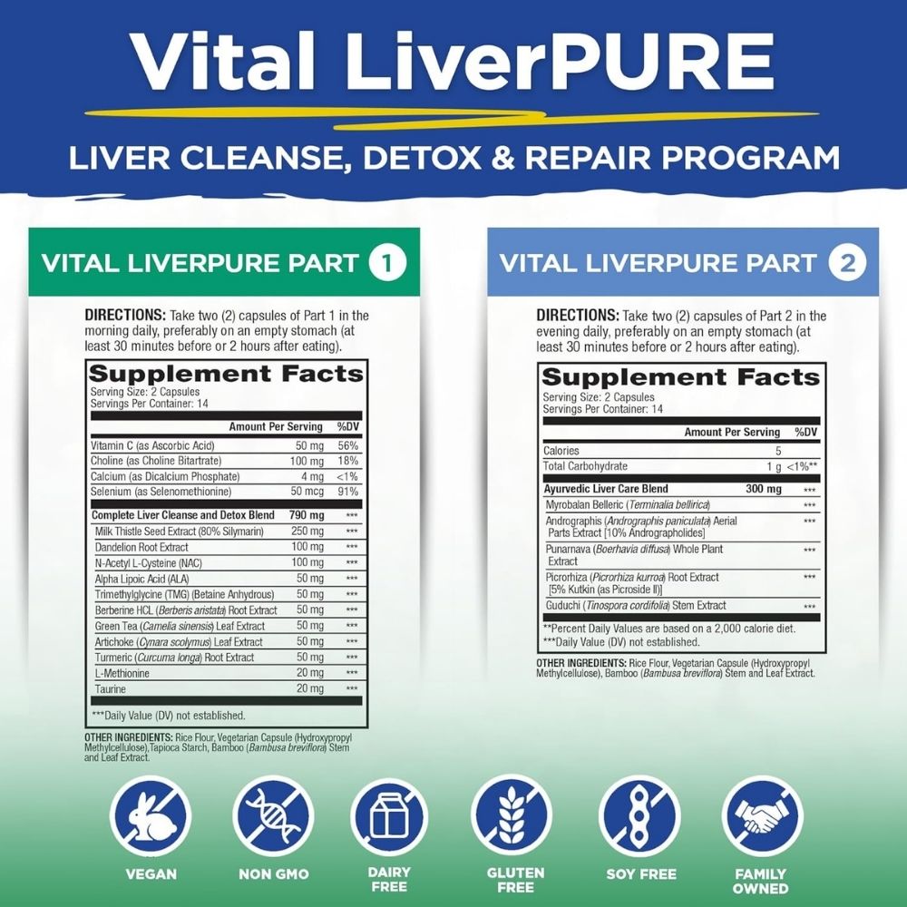 Vital LiverPURE 2-part Kit - 14 Day Program