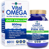 Vital Omega Easy Swallow - 800 mg - 60 mini Enteric Coated Fishgels