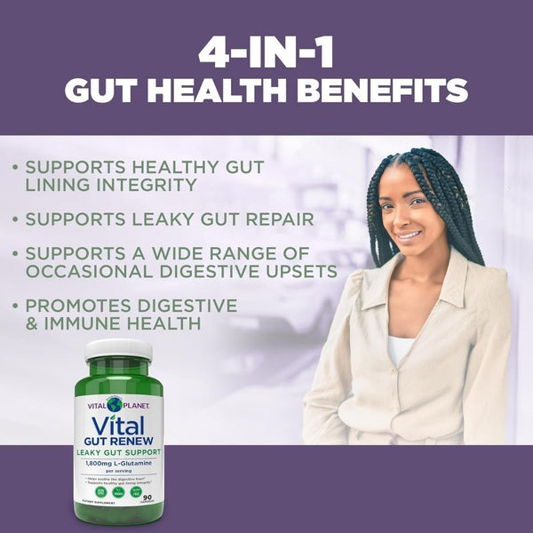 Vital Gut Renew – Gut Lining &amp; Digestive Support 90 Caps