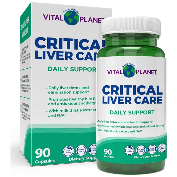 Vital Planet CRITICAL LIVER CARE Daily Liver Support 90 Caps