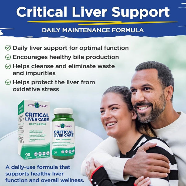 Vital Planet CRITICAL LIVER CARE Daily Liver Support 90 Caps