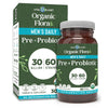 Vital Planet Organic Flora Probiotics for Men – 30 Capsules