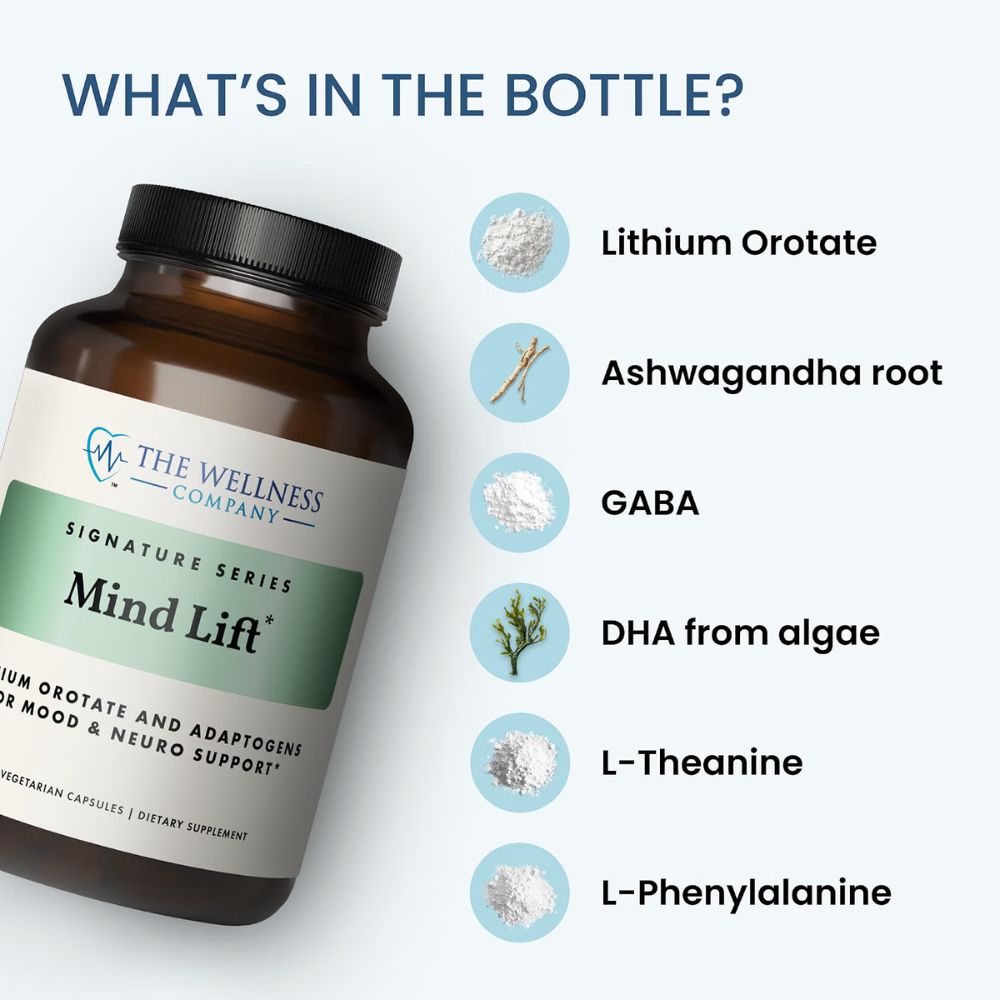 The Wellness Company  Mind Lift - 60 VegCaps