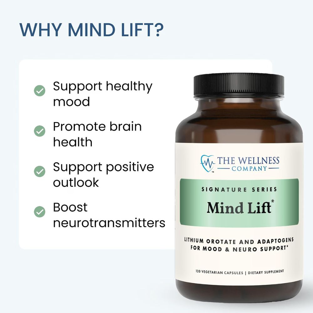 The Wellness Company  Mind Lift - 60 VegCaps