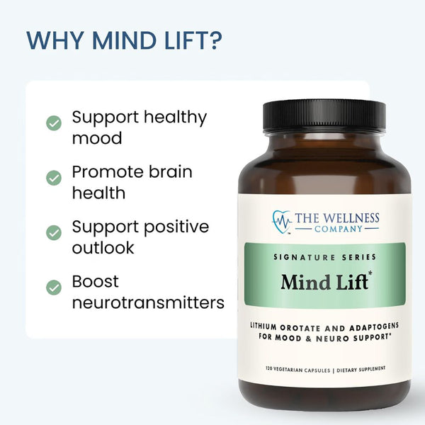 The Wellness Company  Mind Lift - 60 VegCaps