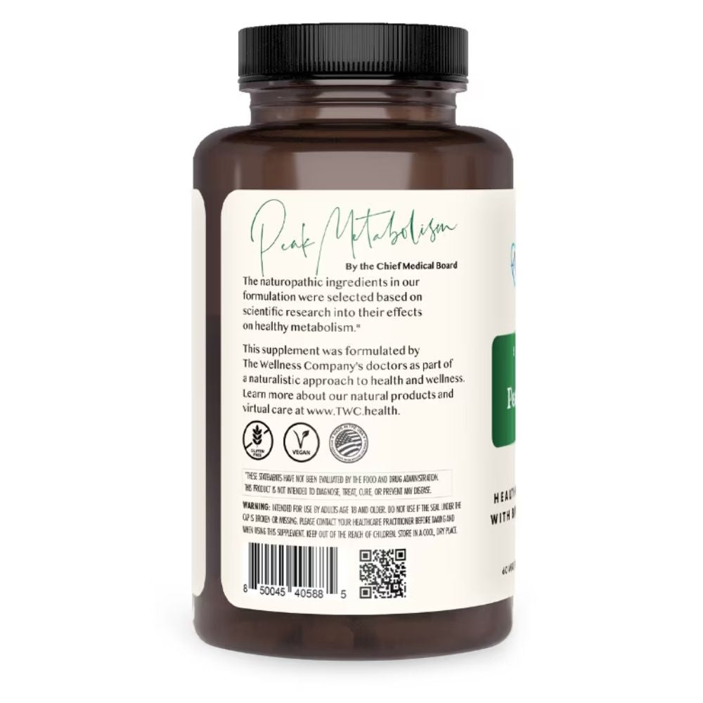 The Wellness Company  Peak Metabolism 60 VegCaps