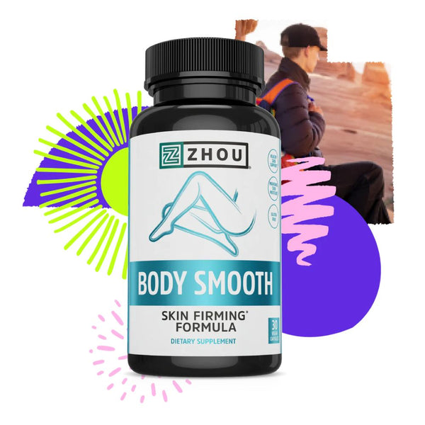 Zhou Body Smooth – 30 Count  Skin Elasticity, Firmness &amp; Visible Cellulite Support