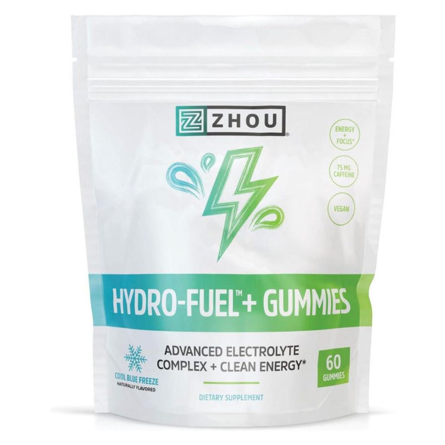 Zhou Hydro-Fuel Electrolyte Gummies - Cool Blue Freeze