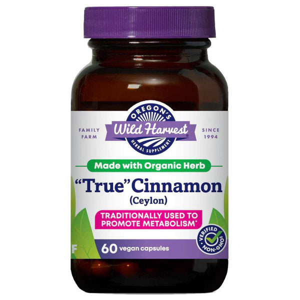 Oregon's Wild Harvest Cinnamon True (Ceylon) 60ct Capsules