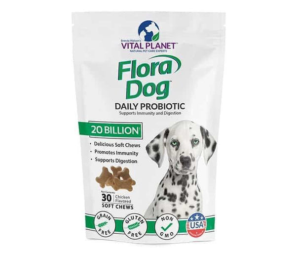 Flora DOG 20 Billion - Bacon 30 Chews
