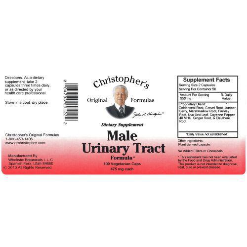 Male Urinary Tract Formula - 100 VegCap