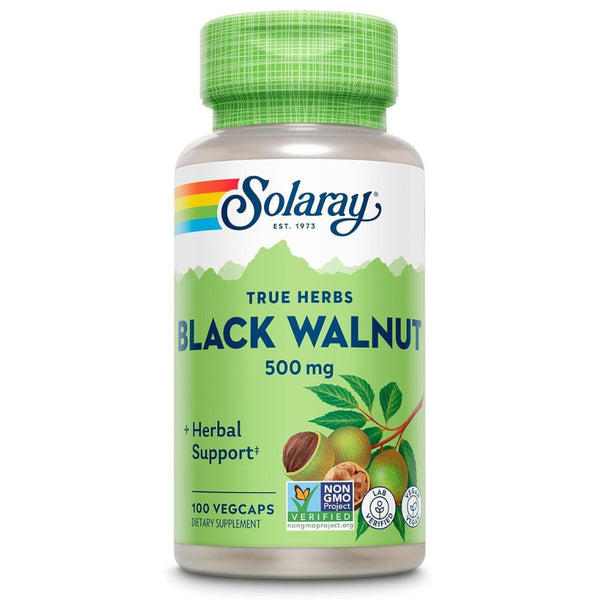 Solaray Black Walnut 500 mg – 100 VegCaps