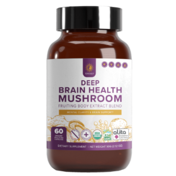 Deep Brain Health Mushroom Capsules 60 ct