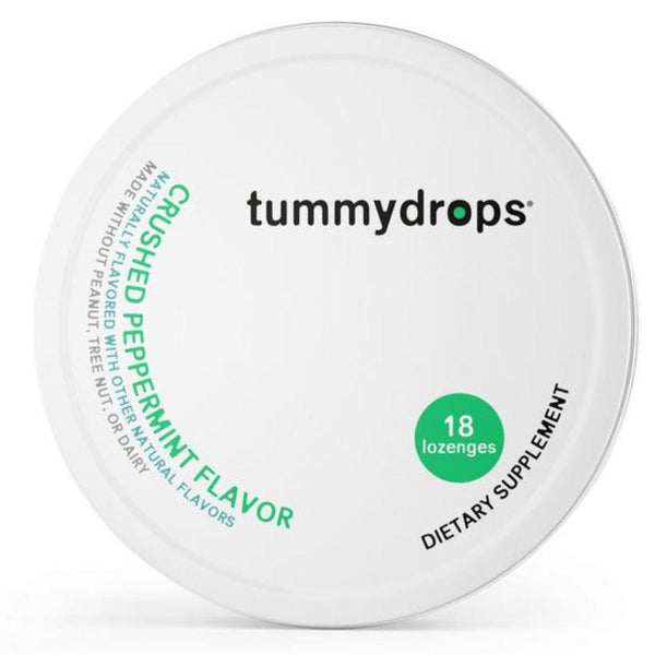 Tummydrops Crushed, Peppermint - 18 piece Tin