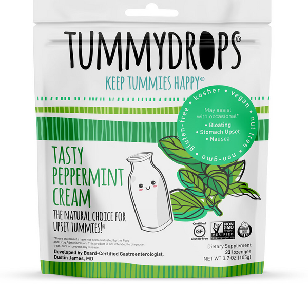 Tummydrops, Natural Peppermint, 33 ct