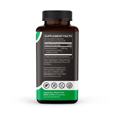 S. Boulardii Probiotic 10 Billion CFU Capsule 60 ct