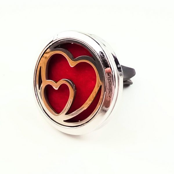 Aromatherapy Car Diffuser Double Heart