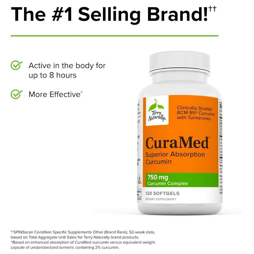 CuraMed 750 mg - 120 Softgels